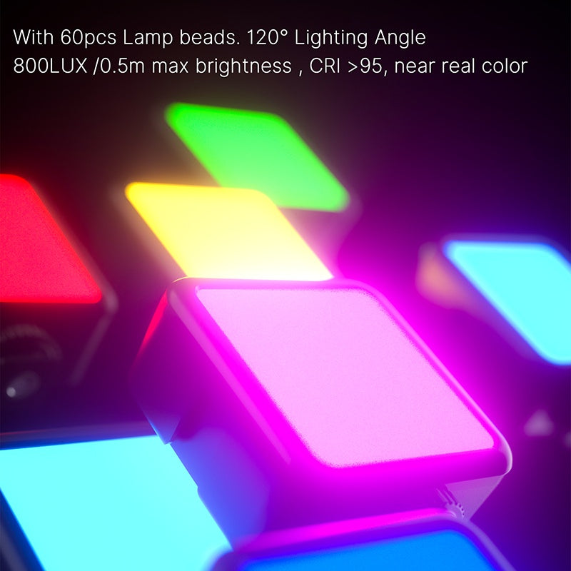 Pocket Magnetic RGB Fill Light Small Full Color Rgb Photography Light Magnetic RGB Fill Light – Compact Pocket LED for Photo, Video & Vlogging