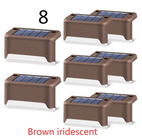 New Upgrade Waterproof LED Solar Fence Lamp Solar Deck Lights Solar Step Light Outdoor For Patio Stairs Garden Pathway Step Yard Waterproof LED Solar Fence Lights – Outdoor Deck & Step Lighting for Patio, Garden, Yard