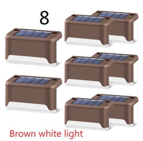 New Upgrade Waterproof LED Solar Fence Lamp Solar Deck Lights Solar Step Light Outdoor For Patio Stairs Garden Pathway Step Yard Waterproof LED Solar Fence Lights – Outdoor Deck & Step Lighting for Patio, Garden, Yard