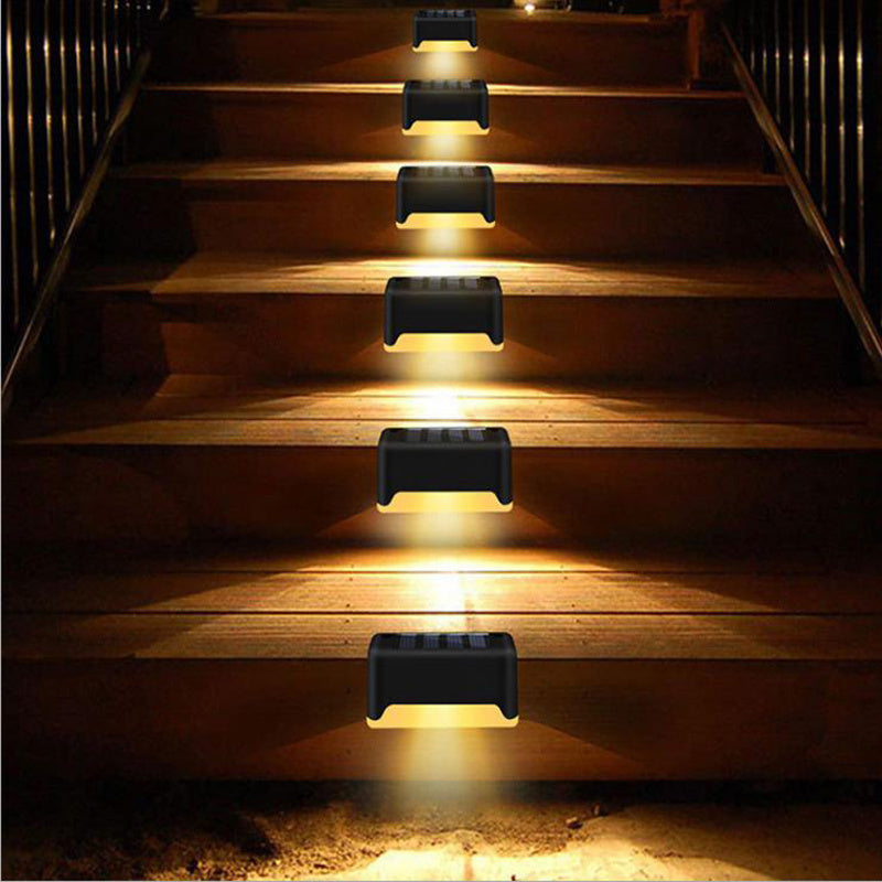 New Upgrade Waterproof LED Solar Fence Lamp Solar Deck Lights Solar Step Light Outdoor For Patio Stairs Garden Pathway Step Yard Waterproof LED Solar Fence Lights – Outdoor Deck & Step Lighting for Patio, Garden, Yard