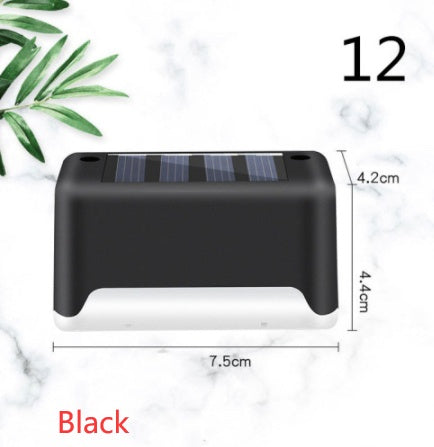 New Upgrade Waterproof LED Solar Fence Lamp Solar Deck Lights Solar Step Light Outdoor For Patio Stairs Garden Pathway Step Yard Waterproof LED Solar Fence Lights – Outdoor Deck & Step Lighting for Patio, Garden, Yard