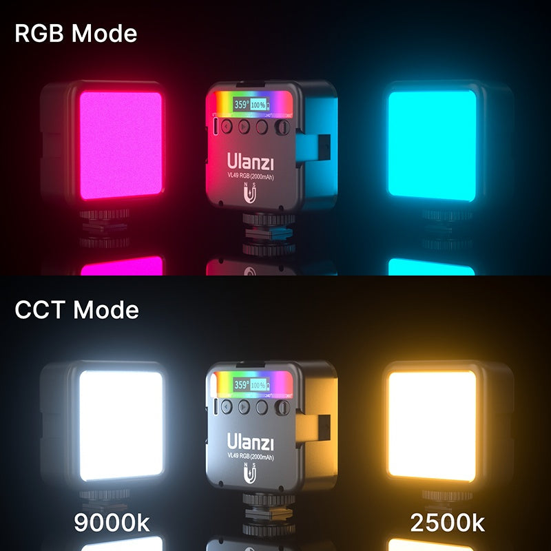 Pocket Magnetic RGB Fill Light Small Full Color Rgb Photography Light Magnetic RGB Fill Light – Compact Pocket LED for Photo, Video & Vlogging