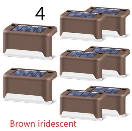 New Upgrade Waterproof LED Solar Fence Lamp Solar Deck Lights Solar Step Light Outdoor For Patio Stairs Garden Pathway Step Yard Waterproof LED Solar Fence Lights – Outdoor Deck & Step Lighting for Patio, Garden, Yard