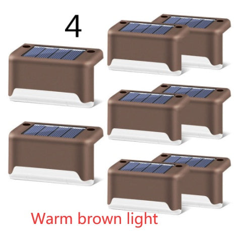 New Upgrade Waterproof LED Solar Fence Lamp Solar Deck Lights Solar Step Light Outdoor For Patio Stairs Garden Pathway Step Yard Waterproof LED Solar Fence Lights – Outdoor Deck & Step Lighting for Patio, Garden, Yard