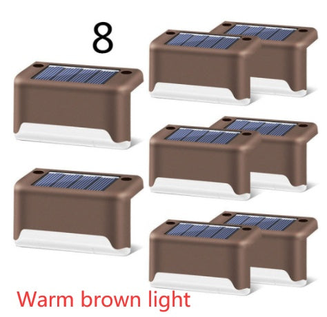 New Upgrade Waterproof LED Solar Fence Lamp Solar Deck Lights Solar Step Light Outdoor For Patio Stairs Garden Pathway Step Yard Waterproof LED Solar Fence Lights – Outdoor Deck & Step Lighting for Patio, Garden, Yard