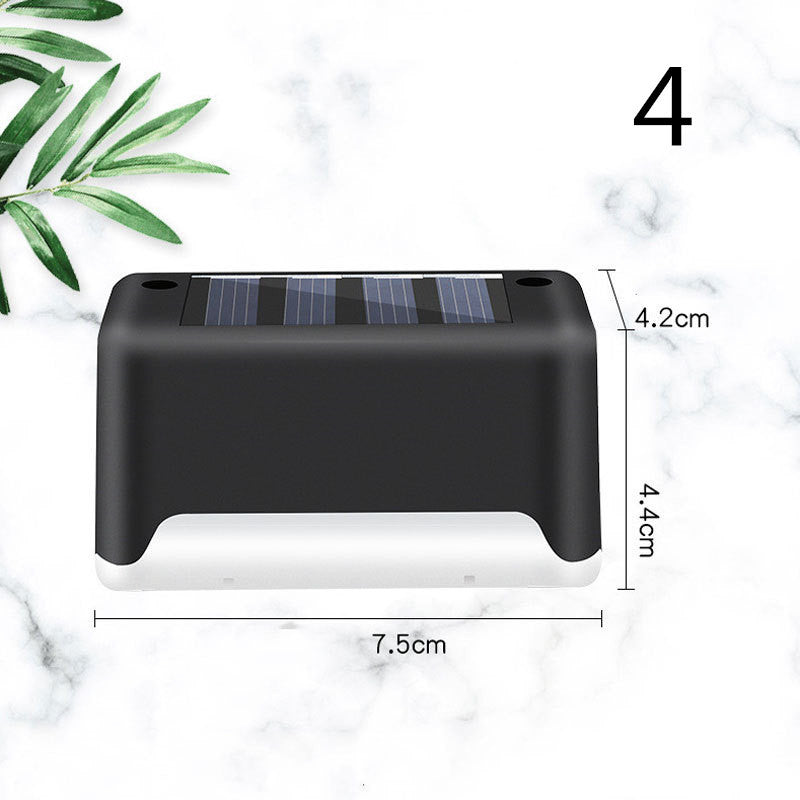 New Upgrade Waterproof LED Solar Fence Lamp Solar Deck Lights Solar Step Light Outdoor For Patio Stairs Garden Pathway Step Yard Waterproof LED Solar Fence Lights – Outdoor Deck & Step Lighting for Patio, Garden, Yard