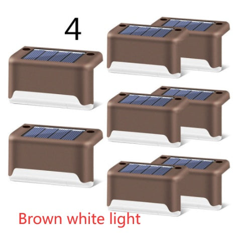 New Upgrade Waterproof LED Solar Fence Lamp Solar Deck Lights Solar Step Light Outdoor For Patio Stairs Garden Pathway Step Yard Waterproof LED Solar Fence Lights – Outdoor Deck & Step Lighting for Patio, Garden, Yard