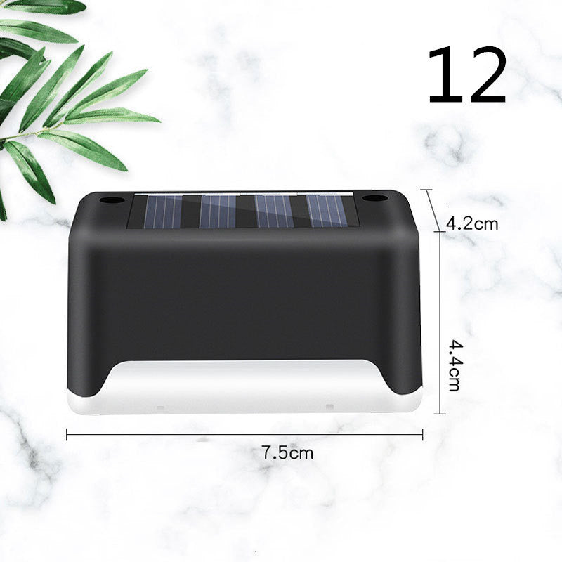 New Upgrade Waterproof LED Solar Fence Lamp Solar Deck Lights Solar Step Light Outdoor For Patio Stairs Garden Pathway Step Yard Waterproof LED Solar Fence Lights – Outdoor Deck & Step Lighting for Patio, Garden, Yard