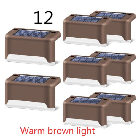 New Upgrade Waterproof LED Solar Fence Lamp Solar Deck Lights Solar Step Light Outdoor For Patio Stairs Garden Pathway Step Yard Waterproof LED Solar Fence Lights – Outdoor Deck & Step Lighting for Patio, Garden, Yard