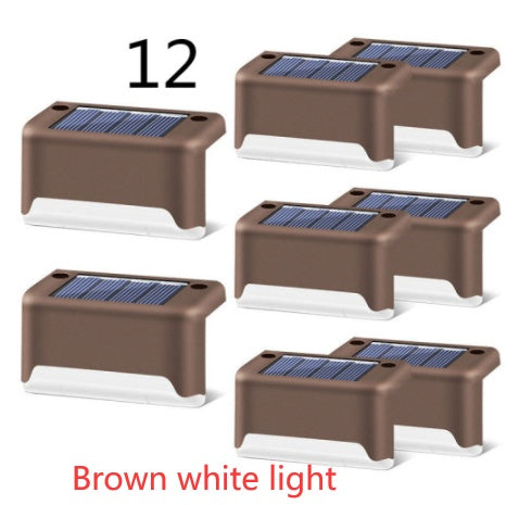 New Upgrade Waterproof LED Solar Fence Lamp Solar Deck Lights Solar Step Light Outdoor For Patio Stairs Garden Pathway Step Yard Waterproof LED Solar Fence Lights – Outdoor Deck & Step Lighting for Patio, Garden, Yard