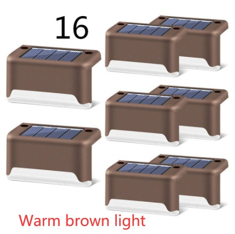 New Upgrade Waterproof LED Solar Fence Lamp Solar Deck Lights Solar Step Light Outdoor For Patio Stairs Garden Pathway Step Yard Waterproof LED Solar Fence Lights – Outdoor Deck & Step Lighting for Patio, Garden, Yard