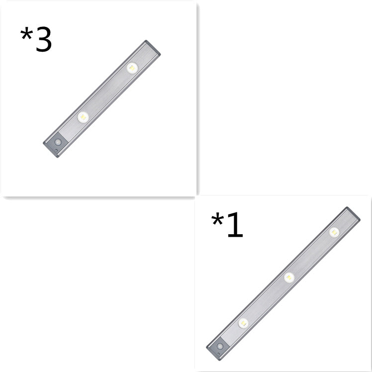 Motion Sensor Lamp Under The Cabinet Dimmable Cabinet Lamp Rechargeable Magnetic Suction Installation Kitchen Night Light Wardrobe Lamp Motion Sensor Under Cabinet Light – Dimmable, Rechargeable LED Lamp with Magnetic Installation