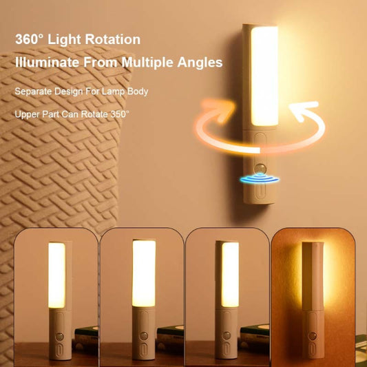 New Style Smart Human Body Induction Motion Sensor LED Night Light For Home Bed Kitchen Cabinet Wardrobe Wall Lamp Smart Motion Sensor LED Night Light – Human Body Induction Lamp for Home, Bed, Kitchen & Cabinet