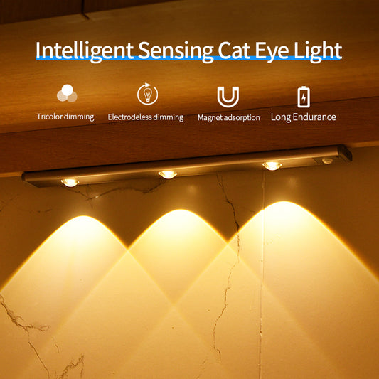 Motion Sensor Lamp Under The Cabinet Dimmable Cabinet Lamp Rechargeable Magnetic Suction Installation Kitchen Night Light Wardrobe Lamp Motion Sensor Under Cabinet Light – Dimmable, Rechargeable LED Lamp with Magnetic Installation