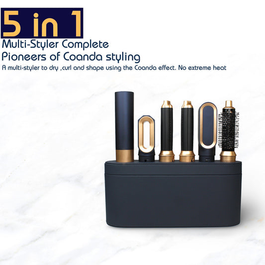 New Hair Dryer Multi Hair Styler 5 In1 Curling Iron Hair 5-in-1 Hair Styler & Dryer – Curling Iron, Straightener, Volumizer & Brush Tool