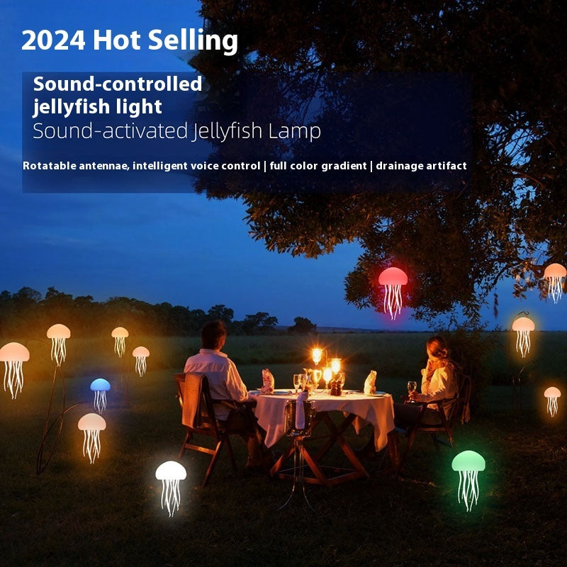 Jellyfish Mood Lamp LED Jellyfish Night Light Portable Jellyfish Lamp Jellyfish Decorations Smart Table Lamp For Bedside Desk LED Jellyfish Mood Lamp – Smart Night Light for Bedroom, Desk, or Bedside Decor