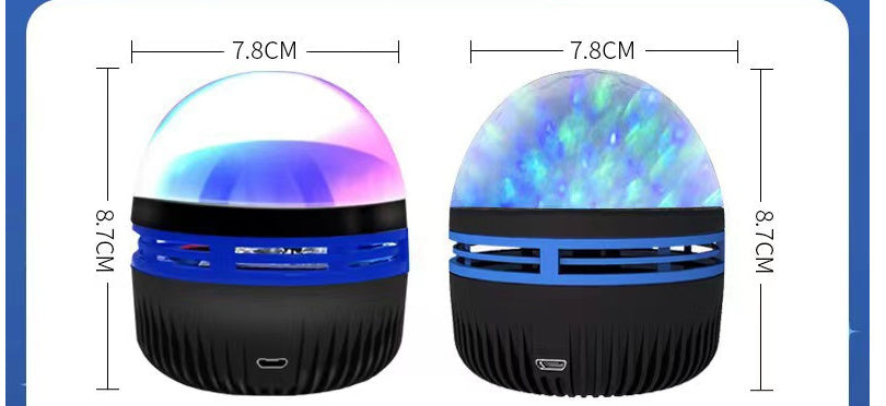 Atmosphere Projection Starry Sky Small Night Lamp Light Atmosphere Galaxy Projector Lamp – Small Starry Sky Night Light for Relaxing Ambience