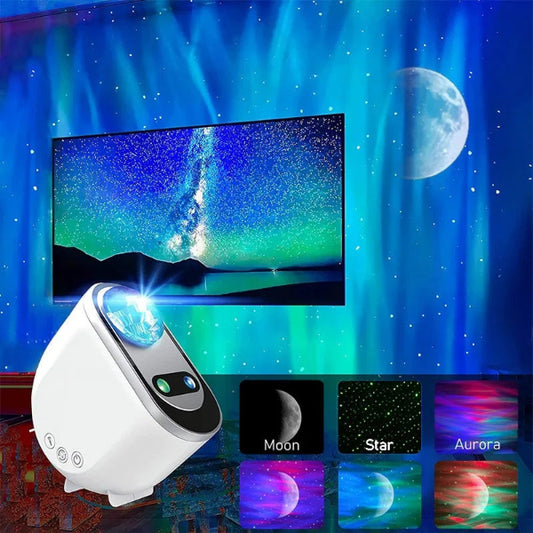 Aurora Borealis Starlight Projectors LED Galaxy Star Atmosphere Galaxy Night Light Home Bedroom Sky Moon Lamp Room Decor Gift LED Starlight Projector – Aurora Galaxy Sky Lamp for Home & Kids Room