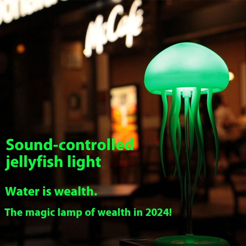 Jellyfish Mood Lamp LED Jellyfish Night Light Portable Jellyfish Lamp Jellyfish Decorations Smart Table Lamp For Bedside Desk LED Jellyfish Mood Lamp – Smart Night Light for Bedroom, Desk, or Bedside Decor
